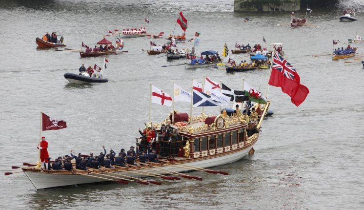 Gloriana will be taking part in the flotilla