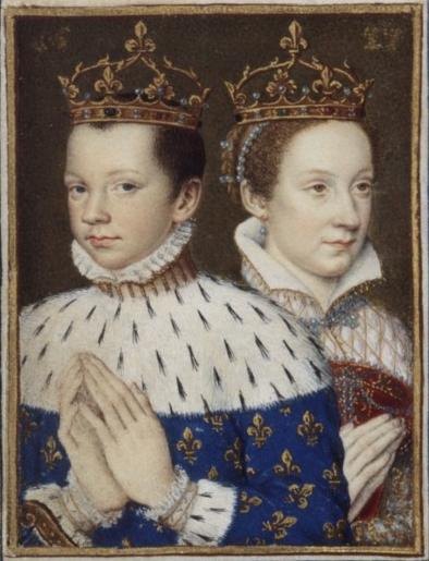 Mary and her husband the Dauphin of France. Wikimedia Commons