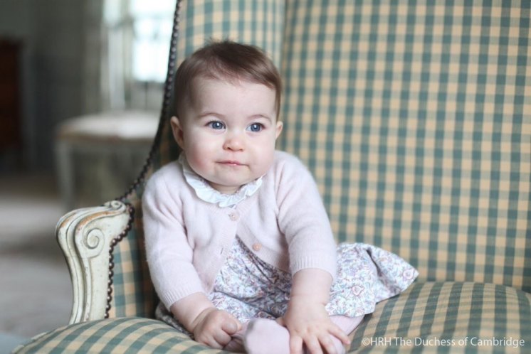 Charlotte is adorable in the new photos released by the Palace (Duchess of Cambridge)