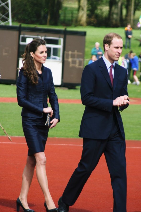 William and Catherine in Blackburn, before they married, April 2011