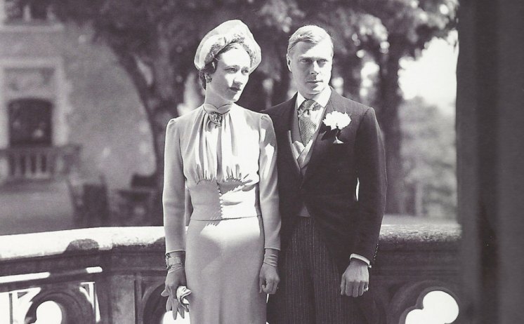 The Duke and Duchess of Windsor: Edward VIII on his wedding day after marrying Wallis Simpson in Paris. Library and Archives Canada)