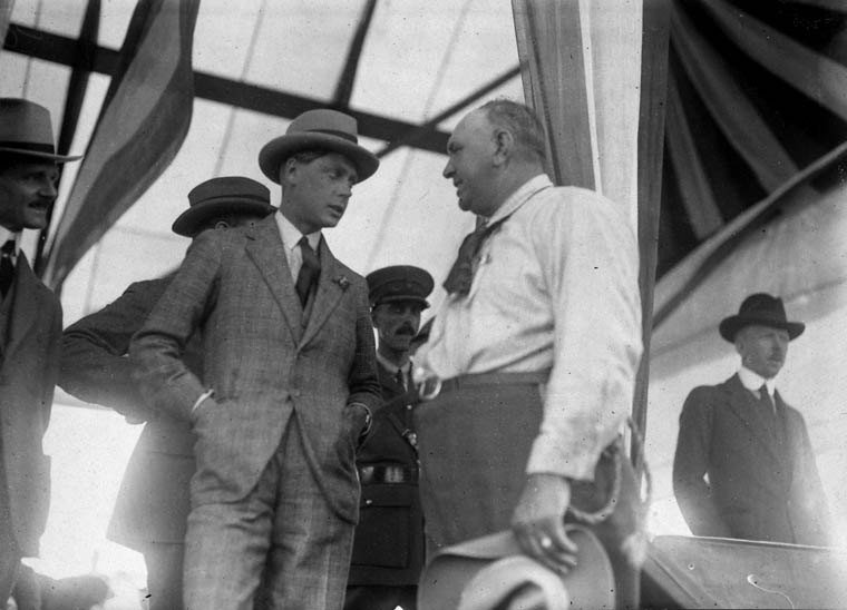 The Prince of Wales, future Edward VIII, doubted his ability to reign in 1919. Library and Archives Canada.
