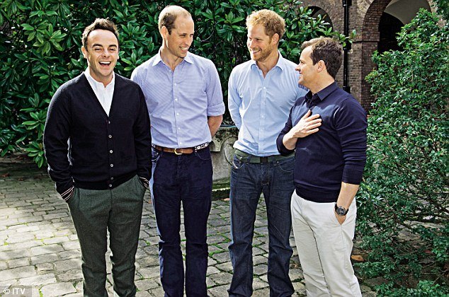 Price William and Harry speak to Ant and Dec for a documentary on their father's charity, the Prince's Trust. (ITV)