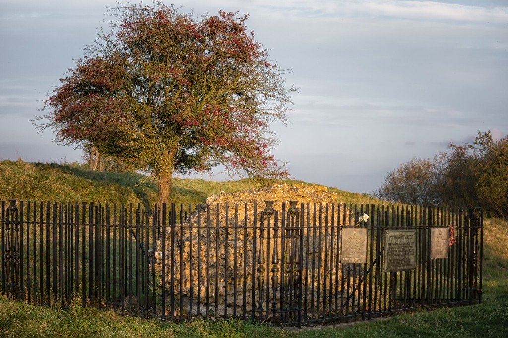 The site of Mary's execution at Fotheringhay Castle.