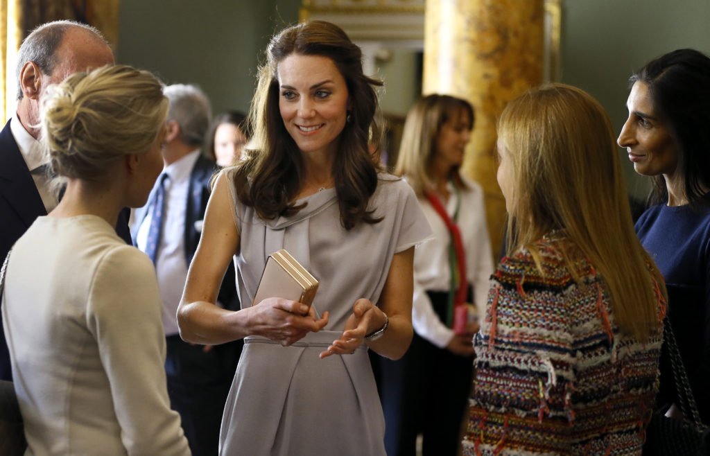 The Duchess of Cambridge at a lunch in support of the Anna Freud Centre in London. Picture by ROTA / i-Images UK OUT